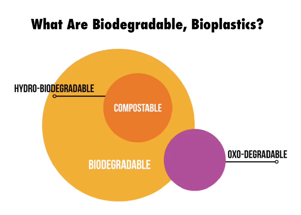 What are biodegradable, bioplastics?