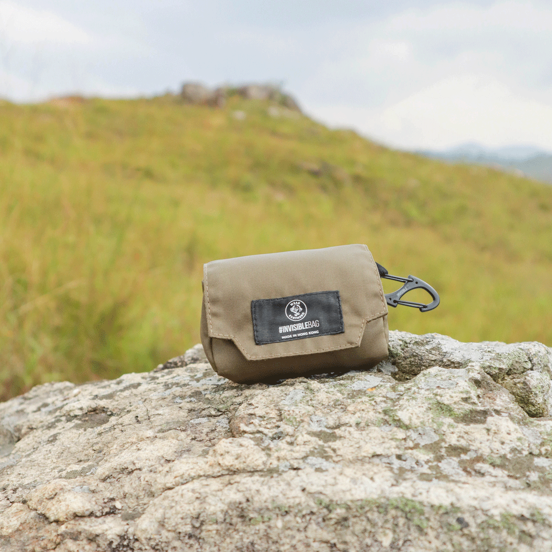 INVISIBLEBAG x Wear Earthero Portable Outdoor Trash Bags Holder