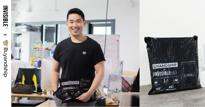 INVISIBLE is working with Distinctive Actors with #INVISIBLEBAG collaboration of APAC Shoppers! Buyandship is Now Shipping Your Online Shopping in #INVISIBLEBAG