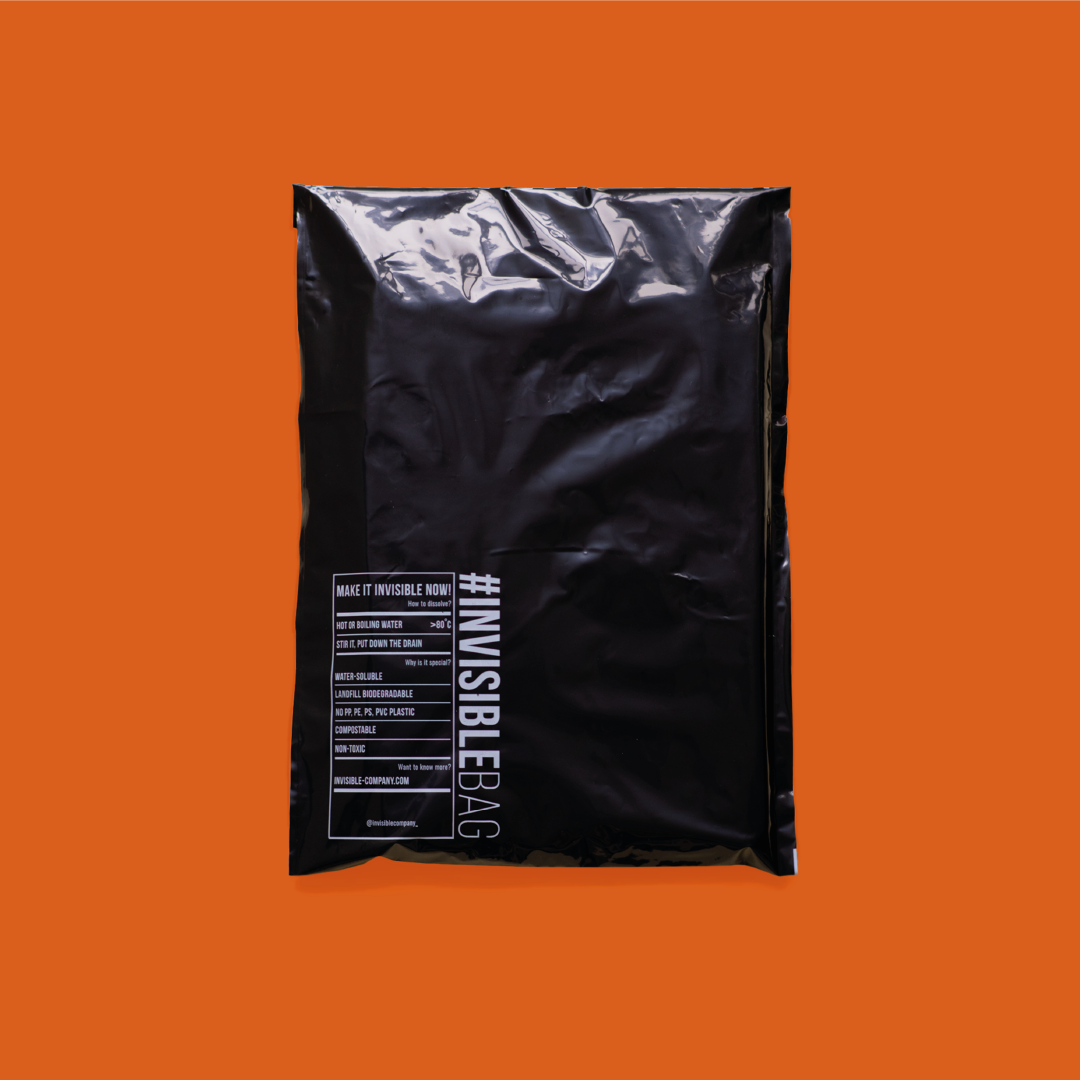 #INVISIBLE Mailer Bags in black colour