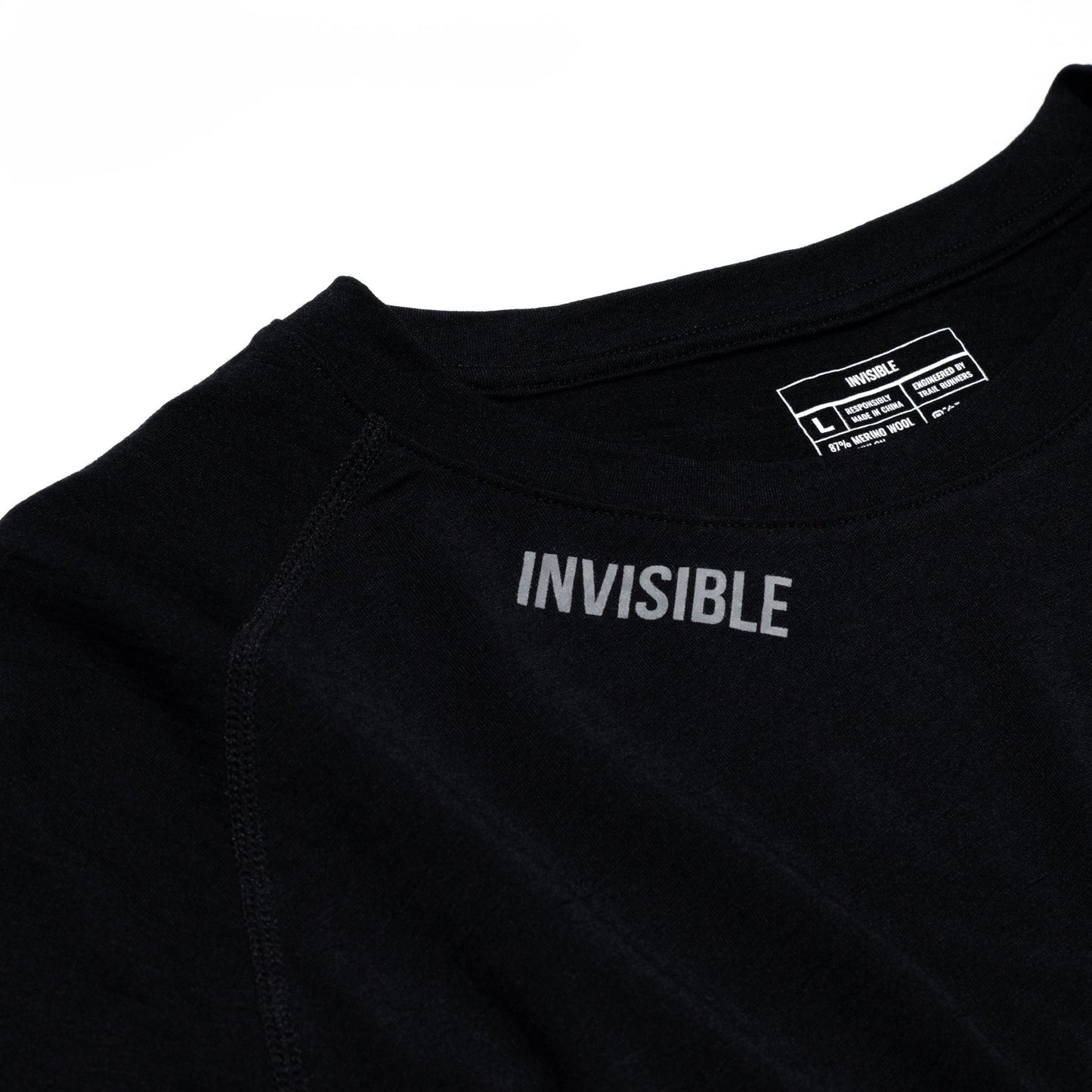Invisible Merino Trail Running Tee Raglan Sleeves
