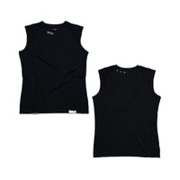 Invisible Trail Merino Tank Top Black Front and Back