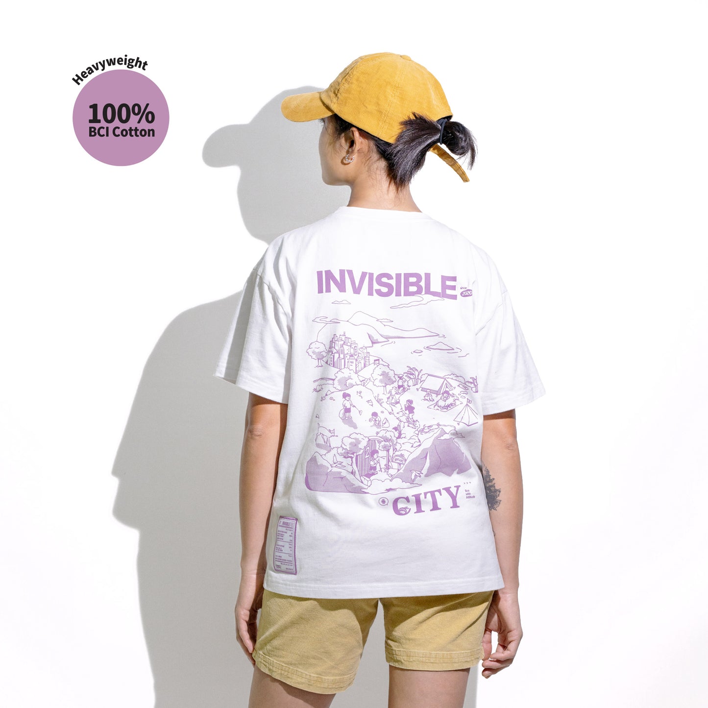 Invisible Tee 002 Heavyweight 100% BCI Cotton