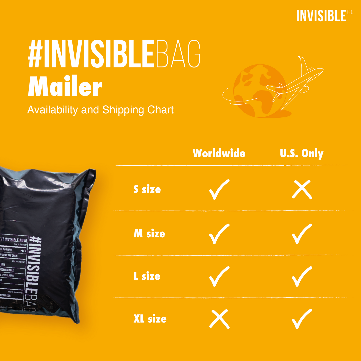 
                  
                    #INVISIBLEBAG Mailer E-Commerce Trial Packs
                  
                