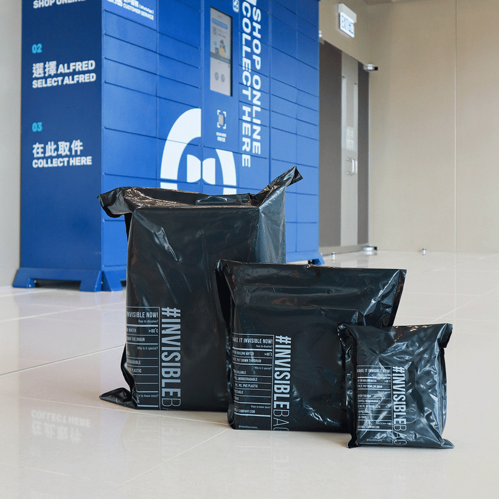 
                  
                    #INVISIBLEBAG Mailer Family next to the alfred 24 mailers
                  
                